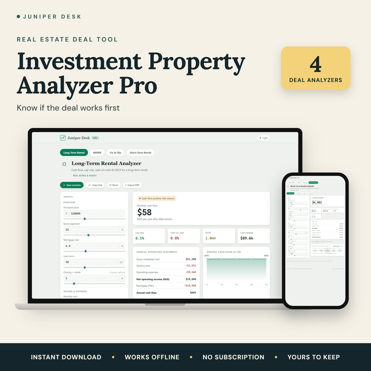 Investment Property Analyzer Pro - overview