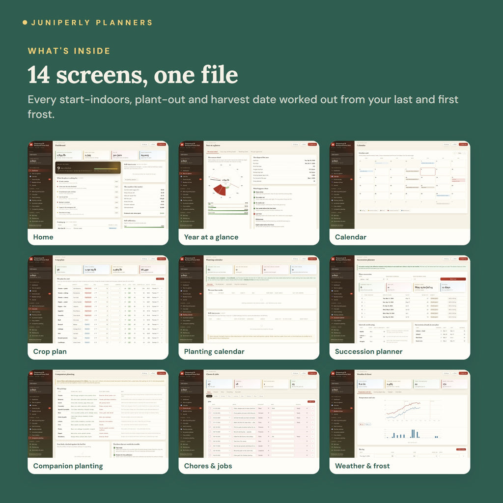 Homestead & Backyard Farm Hub - every screen inside