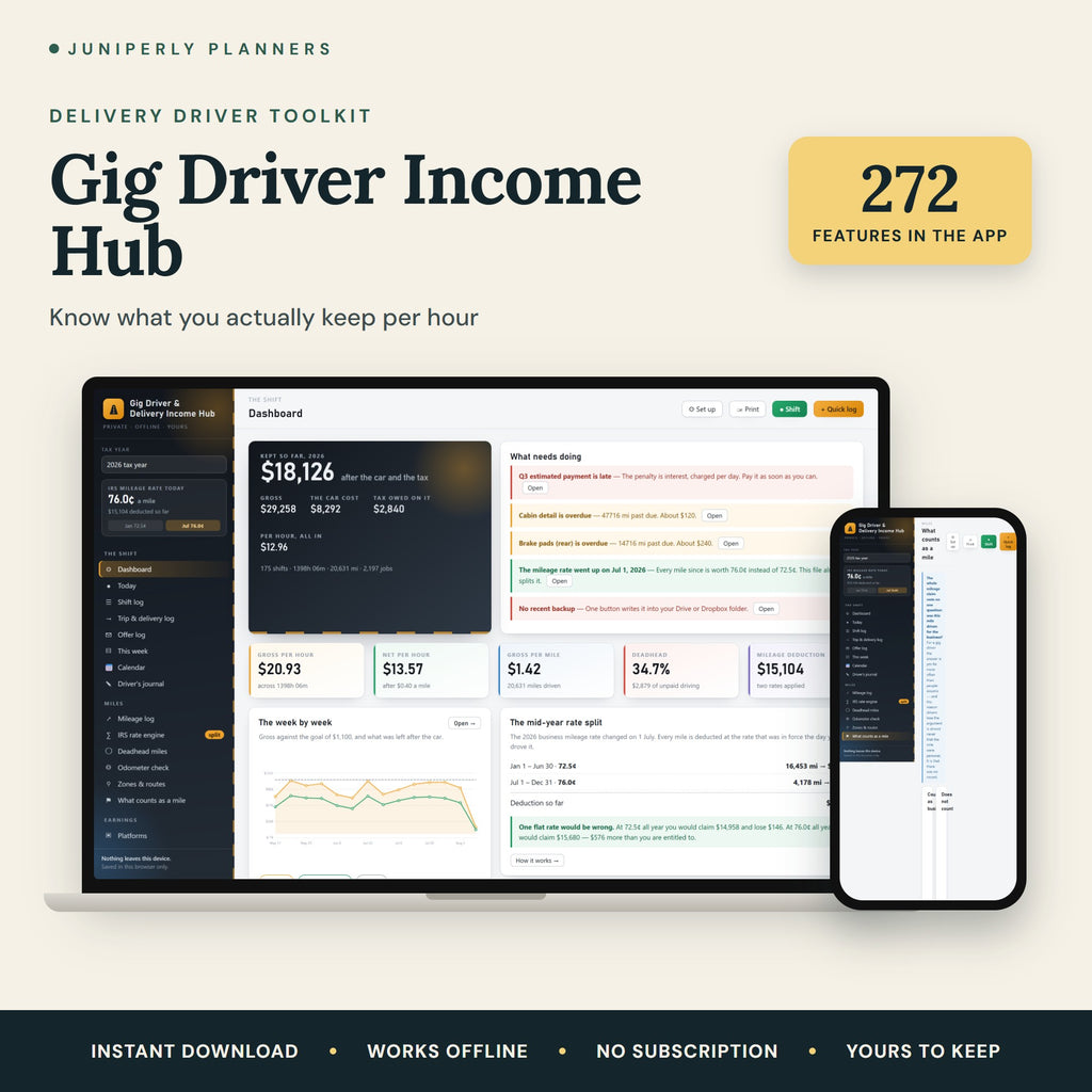 Gig Driver Income Hub - overview