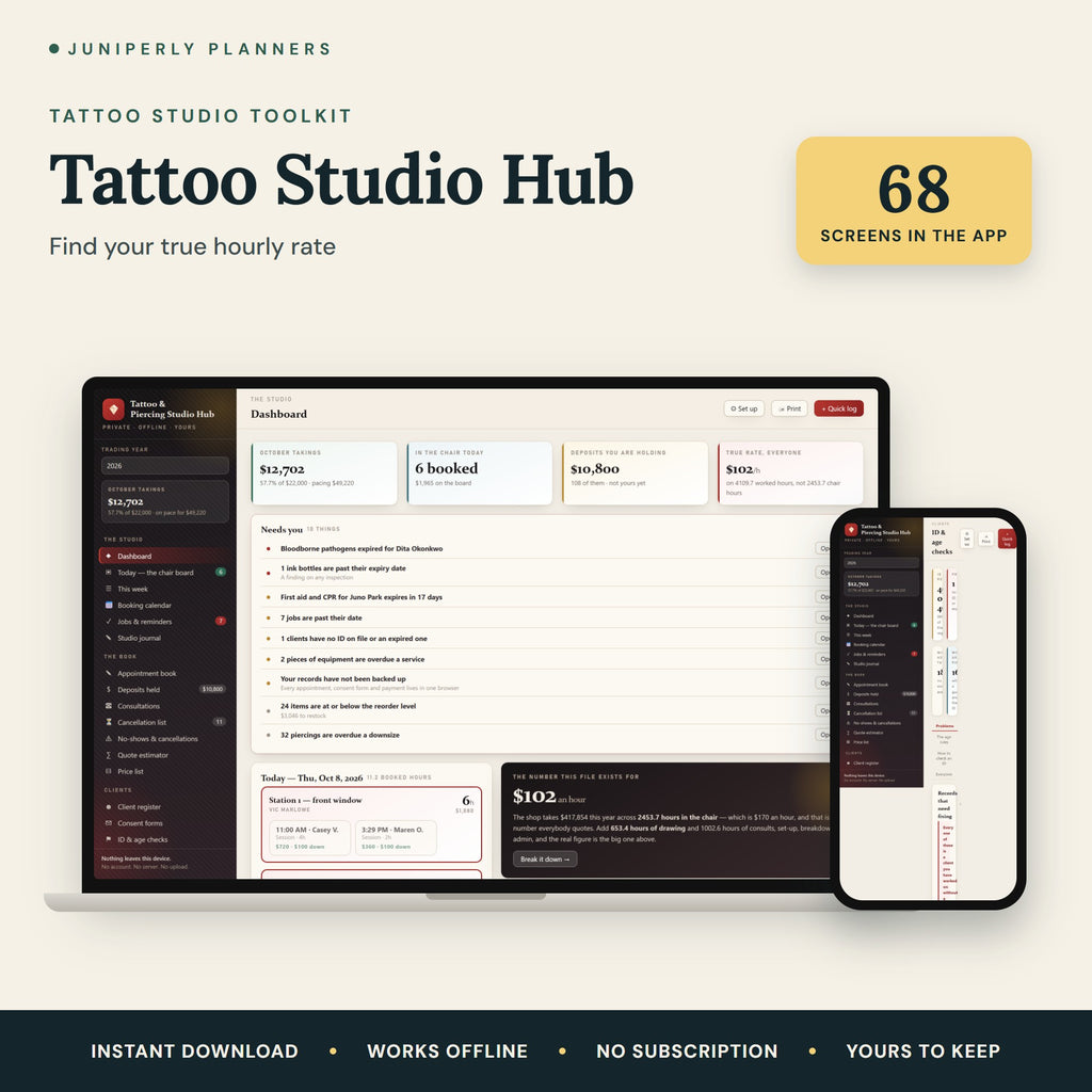 Tattoo Studio Hub - overview