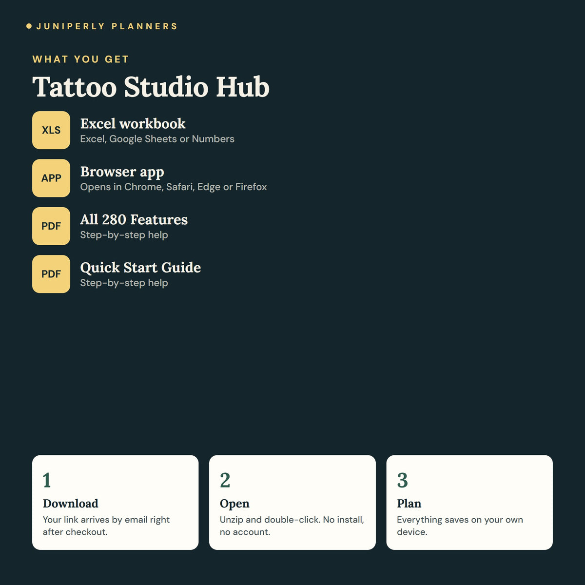Tattoo Studio Hub - what you get