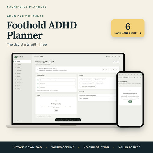 Foothold ADHD Planner - overview