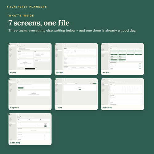 Foothold ADHD Planner - every screen inside